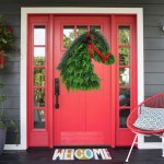 Kuuans Art Handmade Home Decor Animal Christmas Wreath Door Knocker Horse Head Wreath Farm Pine Cone
