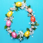 SB Easter Egg Metal Wreath Frame Wire Form 4 Pack Easter Church Holiday Home Decor DIY