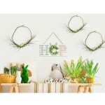 SY Super Bang Hop Sign Rustic Wooden Hanging Easter Front Door Wreaths Decorations For Home Wall Porch Farmhouse Spring Summer Party Decor Indoor Outdoor.