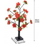 BWOLE LED Tree Lamp 23.6 Inch Camellia Tree Lights Table Decor USB and Battery Powered Tree Lights for Home Decor