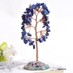 Natural Crystal Tree Amethyst Rose Quartz Olivine Lucky Tree Decor Mineral Ornaments Home Decor Gifts