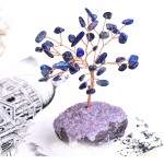 Natural Crystal Tree Amethyst Rose Quartz Olivine Lucky Tree Decor Mineral Ornaments Home Decor Gifts