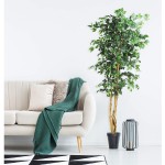 Nearly Natural 6ft. Ficus Artificial Trees 72in Green