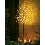 Twinkle Star 6 Feet 208 LED Cherry Blossom Tree Light for Home Festival Party Wedding Indoor Outdoor Christmas Decoration Warm White 1 Pack
