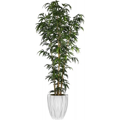 Vintage Home Artificial Faux Fig Tree 61" Large Fake Plant Real Touch for Indoor Home and Office Accent Décor with Eco Planter