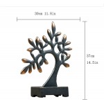 zxb-shop Desktop Decoration Tree Ornament Gift Natural Tree of Love Home Decor for Wealth and Luck Prosperity Handcrafted Resin Material Home Office Decor