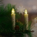 12 PCS Flameless LED Window Candles Battery Operated Flickering Taper Candles with Remote Timer Christmas Tree Candle Warm Lights Perfect for Home Decorations Holidays Parties Harry Potter