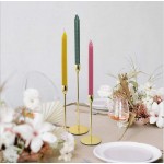 7 Pairs 100% Pure Beeswax Handmade Taper Candles 9 Inch Smokeless Dripless Wax Candles Beeswax Candle for Home Gift Ideas Cool Color Set