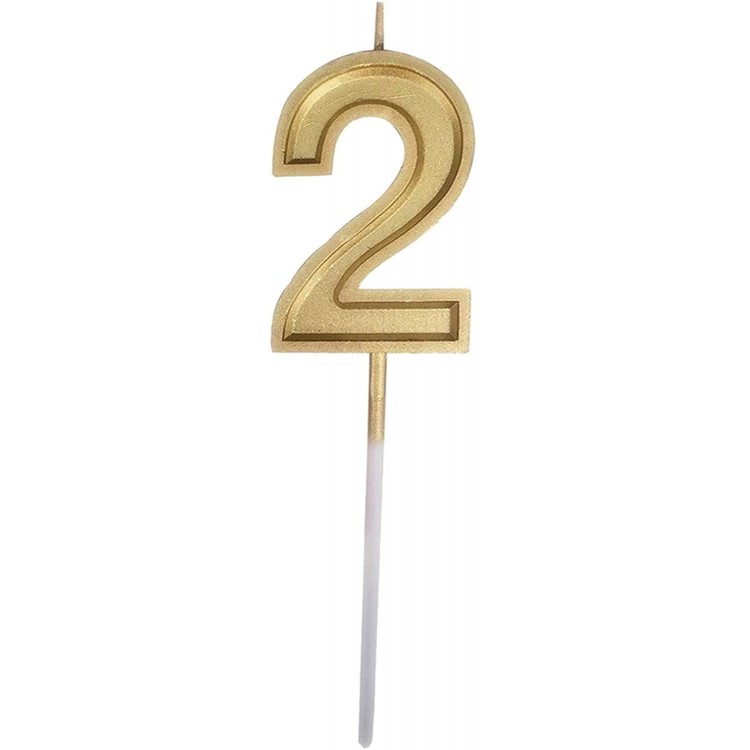 Adults Kids Number Candles Number Decor Numeral for Gold Birthday Cake Party Home Decor C Free Size