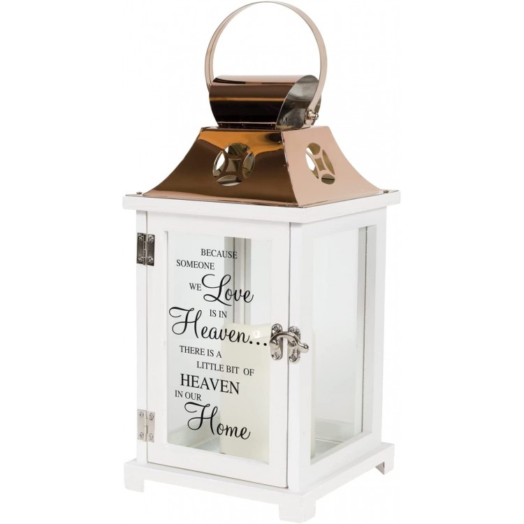 Heaven in Our Home Flameless Candles Copper Lantern