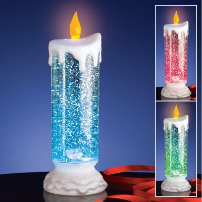Lighted Candle Globe Flameless LED Color Changing