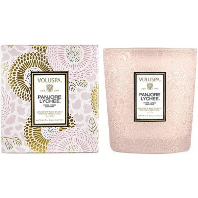 Voluspa Panjore Lychee Classic Glass Boxed Candle 9 Ounces