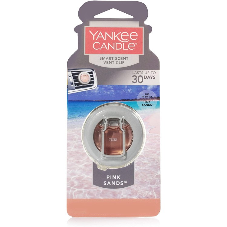 Yankee Candle Car Vent Clip HW Pink Sands Smart Scent
