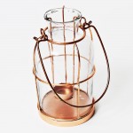 Alchemade Copper Wire Candle Holder Glamorous Metallic Votive & Tealight Candle Holder Centerpiece for Tables for Weddings Parties & Home Decor