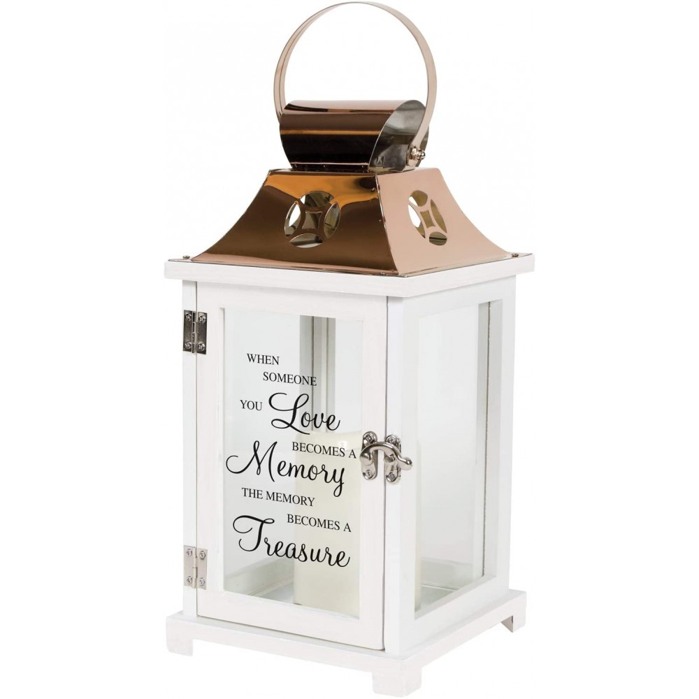 Carson Home Accents 185955 A Memory Becomes a Treasure Flameless Candle Lantern