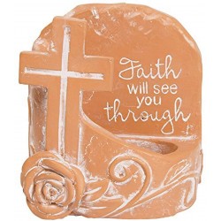 Carson Home Accents Will See Home Memorial Tealight Holder Faith