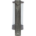 Deco 79 Contemporary Aluminum Wall Sconce Candle Holder Hanging Wall Mounted Candle Sconces for Living Room Home Decor 5 L x 7 W x 16 H Grey