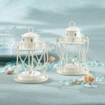 Kate Aspen Tea Light Holder by The Sea Lighthouse Votive Candle Holder Centerpiece for Wedding Table Accent Piece Birthday Party Decor Bridal Shower & Wedding Favors Baby Shower Favors 6 Sets