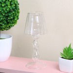 Muellery Glass Candle Holder Taper Candle Holder Clear Tealight Holder Glass Home Decor TPWF63809