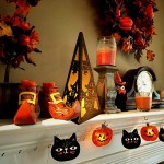 Rosedora Halloween Atmosphere Lamp Pumpkin Decorative Props Castle Portable Home Furnishings Lamp Halloween Holiday Party Home Decor Ornaments Festival Atmosphere Props Accessories