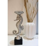 Seahorse Candle Holder Table Candle Holder Resin Antique Decorative Candlestick for for Wedding Festival and Birthday Candlelight Dinner Decorative Light Home Décor