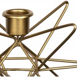 Stratton Home Decor S39182 Candle Holders 4.50 X 5.50 X 4.25 Gold