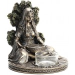 Veronese Design 4 7 8 Tall Celtic Goddess Danu Tealight Candle Holder Cold Cast Bronzed Resin Sculpture Wiccan Home Decor Figurine Collectibles