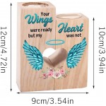 Your Wings were Ready But My Heart was Not Decorative Candle Holders Personalized Unity Heart Candle Sticks Wooden Tealight Candle Holders Table Centerpiece Home Décor Accents