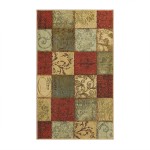 Mohawk Home Floral Tile Multi Geometric Blocks 3 Piece Set Kitchen Mat