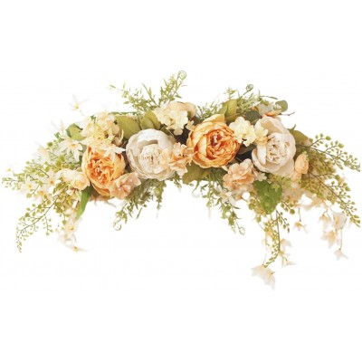 CVPDI Wedding Arch Swag Flowers,Artificial Peony Swag Flowers Floral Arrangement Swag for Wedding Ceremony Banquet Party Home Decor