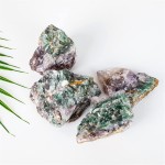 DSJJSUU 1kg Colorful Fluorite Natural Stones Crystals Raw Minerals Quartz Home Decor Energy Stones Specimen Color : Green Size : 1kg