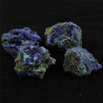 DSJJSUU 1pcs Azurite Natural Stones Quartz Stone Crystals Mineral Raw Chakra Divination Stone Home Decor Color : E Blue Size : 1pcs Random