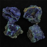 DSJJSUU 1pcs Azurite Natural Stones Quartz Stone Crystals Mineral Raw Chakra Divination Stone Home Decor Color : E Blue Size : 1pcs Random