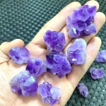 DSJJSUU Natural Stones and Minerals Amethyst Cluster Quartz Crystals Feng Shui Bonsais Naturales Modern Home Decor Color : Purple Size : Approx 15-25mm
