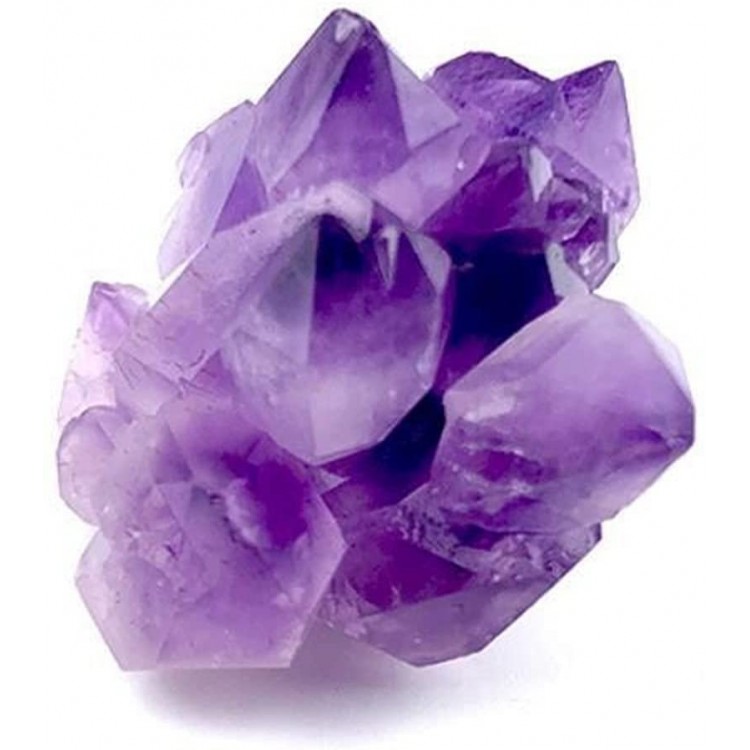 DSJJSUU Natural Stones and Minerals Amethyst Cluster Quartz Crystals Feng Shui Bonsais Naturales Modern Home Decor Color : Purple Size : Approx 15-25mm