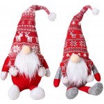 Takefuns Christmas Faceless Old Man Doll Lovely Swedish Gnomes Figurines Toys Desktop Decor for Home Party New Year Birthday for Children