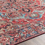 Artistic Weavers Area Rug 7'6 x 9'6 Bright Red Wheat