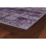 Brumlow Mills Rustic Abstract Bohemian Contemporary Colorful Print Pattern Area Rug for Living Room Decor Dining Kitchen Rugs Bedroom or Entryway Rug 3'4 x 5' Purple