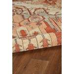 Linon Home Decor Products Plateau Jenks Ivory & Rust 3' X 5' Accent Rug