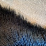Luxury Faux Sheepskin Fur Rug | Fluffy Area Rug Shag Rug for Bedroom Living Kids Room | Soft Fuzzy Rug Non-Slip Home Décor Accent 4'x6' Black