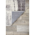 Rugshop Contemporary Modern Abstract Area Rug 5' x 7' Gold