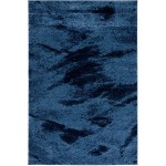 SAFAVIEH Retro Collection RET2891 Modern Abstract Non-Shedding Living Room Bedroom Accent Area Rug 4' x 6' Light Blue Blue