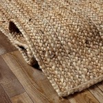 Signature Loom Handcrafted Farmhouse Jute Accent Rug 9 ft x 12 ft Soft & Comfortable Jute Area Rug Natural Jute Rug to Bring a Sense of Peace & Relaxation – Jute Rugs for Living Room