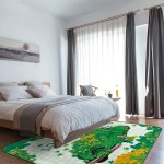Soft Area Rugs for Bedroom Happy St. Patrick's Day Retro Lucky Shamrock Green Diamond Plaid Washable Rug Carpet Floor Comfy Carpet Kids Play Mats Runner Rug for Floor Accent Home Decor-