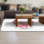 Soft Area Rugs for Bedroom Happy Valentine's Day A Sweet Truck Carry Love Romantic Roses Washable Rug Carpet Floor Comfy Carpet Kids Play Mats Runner Rug for Floor Accent Home Decor-