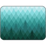 Soft Area Rugs for Bedroom Merry Christmas Aqua Gradient Pine Tree Geometric Rhombus Forest Washable Rug Carpet Floor Comfy Carpet Kids Play Mats Runner Rug for Floor Accent Home Decor-