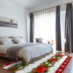 Soft Area Rugs for Bedroom Merry Christmas Awesome Bright Xmas Berry Flower Pine Snowflake Edge Washable Rug Carpet Floor Comfy Carpet Kids Play Mats Runner Rug for Floor Accent Home Decor-