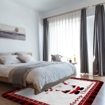 Soft Area Rugs for Bedroom Merry Christmas Warm Santa Claus Dreamy Snowflake Red Buffalo Check Plaid Washable Rug Carpet Floor Comfy Carpet Kids Play Mats Runner Rug for Floor Accent Home Decor-
