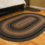 V0310-IHF Home Decor Jute Braided Area Rug Ebony Design | Rectangle Indoor Outdoor Accent Durable Floor Carpet Natural Fiber 36 x 60