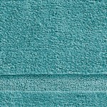 mDesign Microfiber Polyester Non-Slip Extra-Long Bathroom Rug Soft Plush Water Absorbent Accent Bath Mat Bath Rug for Bathroom Shower Machine Washable Hydra Collection Teal Blue